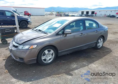 2009 Honda Civic Lx из США, поврежденный, VIN 1HGFA15589L004554